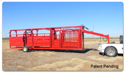 Diamond W Corrals portable chute & alleyway